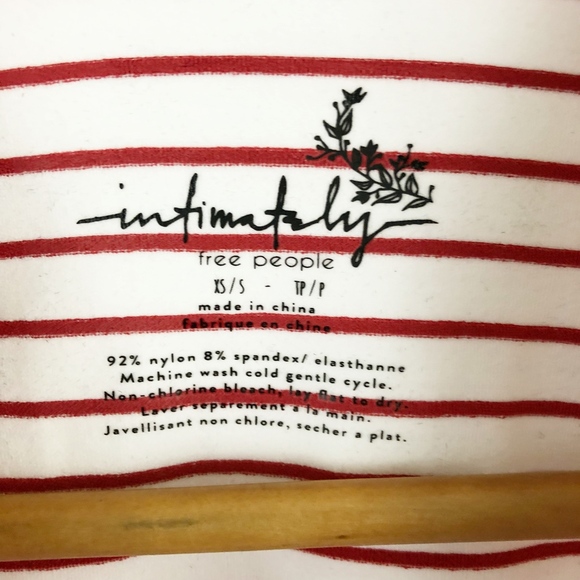 Free People Womens Tank Top Seamless Stripe (P31) - Picture 5 of 5